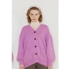 シールームリン ニットカーディガン