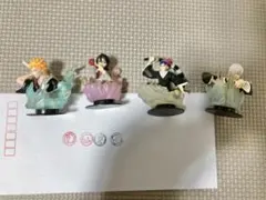 バンダイ　BLEACH スタンプ　フィギュア　黒崎一護　ルキア　阿散井恋次　ギンのサムネイル
