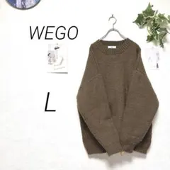 11153-1 ウィゴー WEGO モヘアライクBIGプルオーバー ニット L