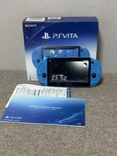 PS Vita 本体 アクアブルー 青色 箱・説明書付き