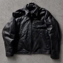 美品/希少 schott トラッカージャケット 652 本革 ブラック 38 - メルカリ