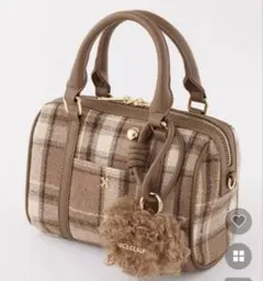 ナイスクラップ ハートチャーム付きボストンバッグ