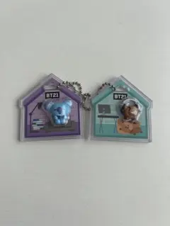 BT21 キーホルダー 2個セット KOYA SHOOKY