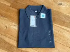 ☆新品☆UNIQLO ドライカノコ ポロシャツ(半袖)☆S☆Grayのサムネイル