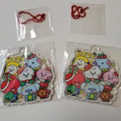 BT21 アクリルキーホルダー 2個セット