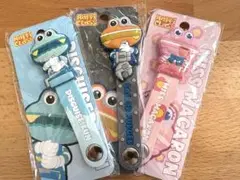 【新品】Happi class ケーブルホルダー3個セットバーガー君