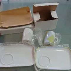 Francefrance マグカップ&プレートペアセット ペア