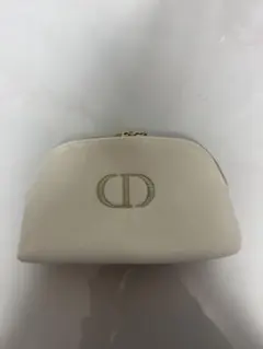 Dior ホワイト スエード ポーチ