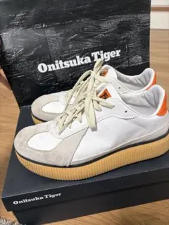 Onitsuka Tiger オニツカタイガー ホワイト オレンジ スニーカー
