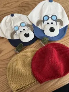 ベビー帽子セット　双子ちゃん