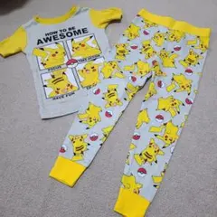 ピカチュウ柄パジャマセット 3-4歳用 美品 アメリカ購入