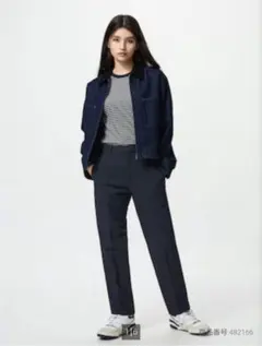ユニクロ　スマートアンクルパンツ　裾上げしています