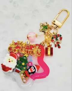 シャカシャカキーホルダー　シェイカーキーホルダー　クリスマス　MC023