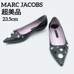 ✨️超美品✨️マークジェイコブス　23.5 フラットシューズ　ポインテッド　黒