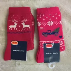 【新品未使用】ラルフローレン　キッズ靴下　2足セット