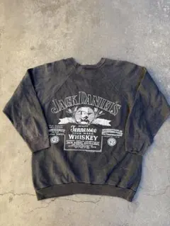 激レア/Jack Daniel's/80s/ブラック/ラグランスリーブ/usa製