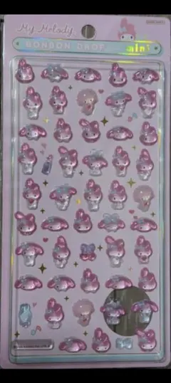 正規品　サンリオ　ボンボンドロップシール ミニ　マイメロディ
