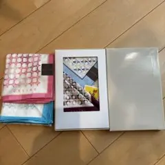 CELINE 幾何学模様 ハンカチ 4枚セット