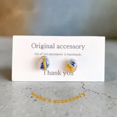 536號✴︎極小海陶器耳環✴︎海之粒✴︎金繼風格✴︎醫療級不鏽鋼