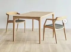 【使用一年】シキファニチア　ダイニングテーブル　150 85美品オーク材オイル