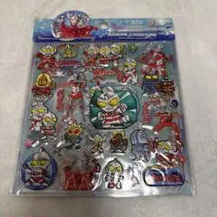 公式　ウルトラマン　立体シール　ぷっくりシール　2枚組