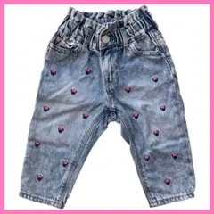 babyGAP×ディズニー ミニーマウス 刺繍デニム 90