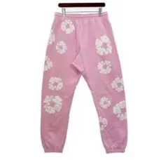 denim tearsピンク スウェットパンツ