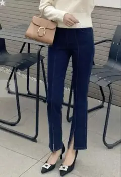 【美人百花掲載】バースデーバッシュ CENTER SLIT DENIM デニム