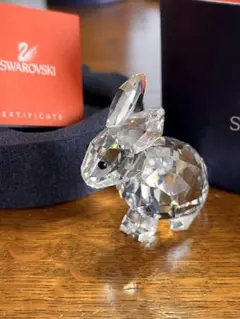 Swarovski ハート型クリスタル置物 約10cm - メルカリ