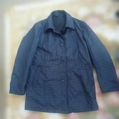 アクアスキュータムリバーシブルキルティングステンカラーコートメンズМ