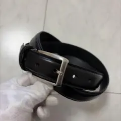 【新品未使用】TAKEO KIKUCHI タケオキクチ 牛革 ベルト ブラック