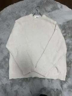 【remer】ルーズベーシックヘビーコットンオーバーニットのサムネイル
