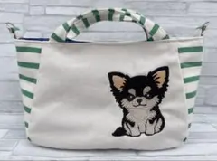 専用　ハンドメイド　刺繍　チワワ　ミニバッグ　うちの　犬 ハンドメイド 刺繍 チワワ ミニバッグ うちの子 犬 - メルカリ