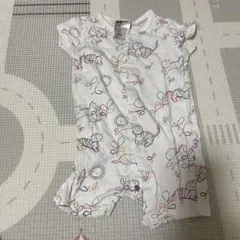 トラとライオン柄 コットンロンパース 95cm未満　H&M