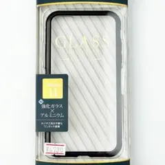 新品 iPhone 11 保護 強化 機能 ガラス アルミ ケース 透明 黒のサムネイル