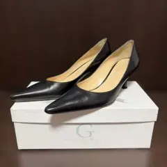 美品 ジャンヴィトロッシ アシンメトリーラメパンプス ビブラム裏張
