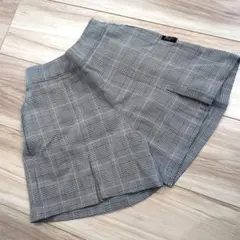 チェックパンツ　120cm　フレアパンツ