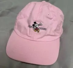 ディズニー　ミッキーマウス　キャップ　レディース　ピンク