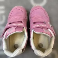 New Balance キッズスニーカー ピンクのサムネイル