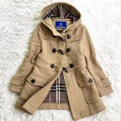 極美品✨バーバリーブルーレーベル ダッフルコート ヘリンボーン ノバチェック M