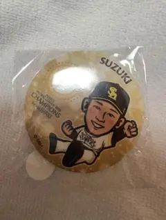 若鷹ガチャ リーグ優勝 鈴木豪太 缶バッジ