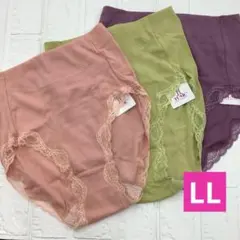 鴨居羊子　TUNIC ショーツ　さらさら　綿100% 涼感　3枚組　LLのサムネイル