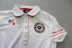 VIVA HEART ポロシャツ ホワイト 40