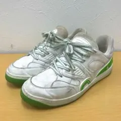 ■ GUCCI BASKET スニーカー 白 緑 サイズ7のサムネイル