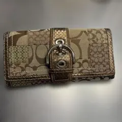 COACH コーチ ソーホー パッチワーク シグネチャー 長財布