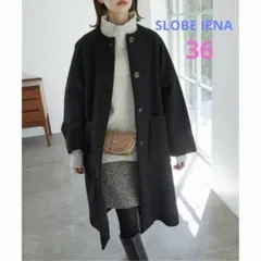 2026年最新】slobe iena ダブルクロスシャルム サドルショルダーコート