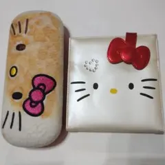 ハローキティ　キティちゃん　メガネケース＆鏡