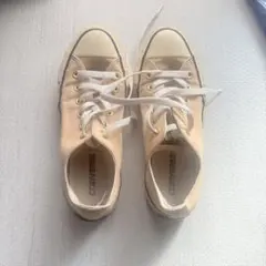 コンバース ベージュ USED カジュアル用 ローカット24cm レディース