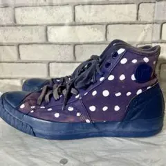 G-STAR RAW ドット柄 ハイカットスニーカー ネイビー US8