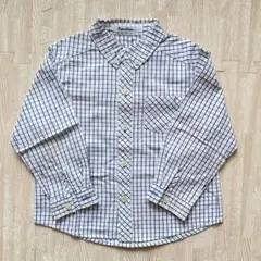 familiar ファミリア チェック柄 長袖シャツ 100